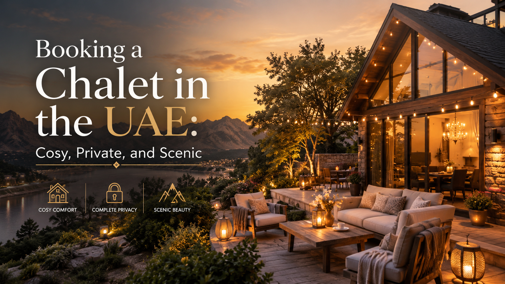Booking a Chalet in the UAE: Cosy, Private, and Scenic