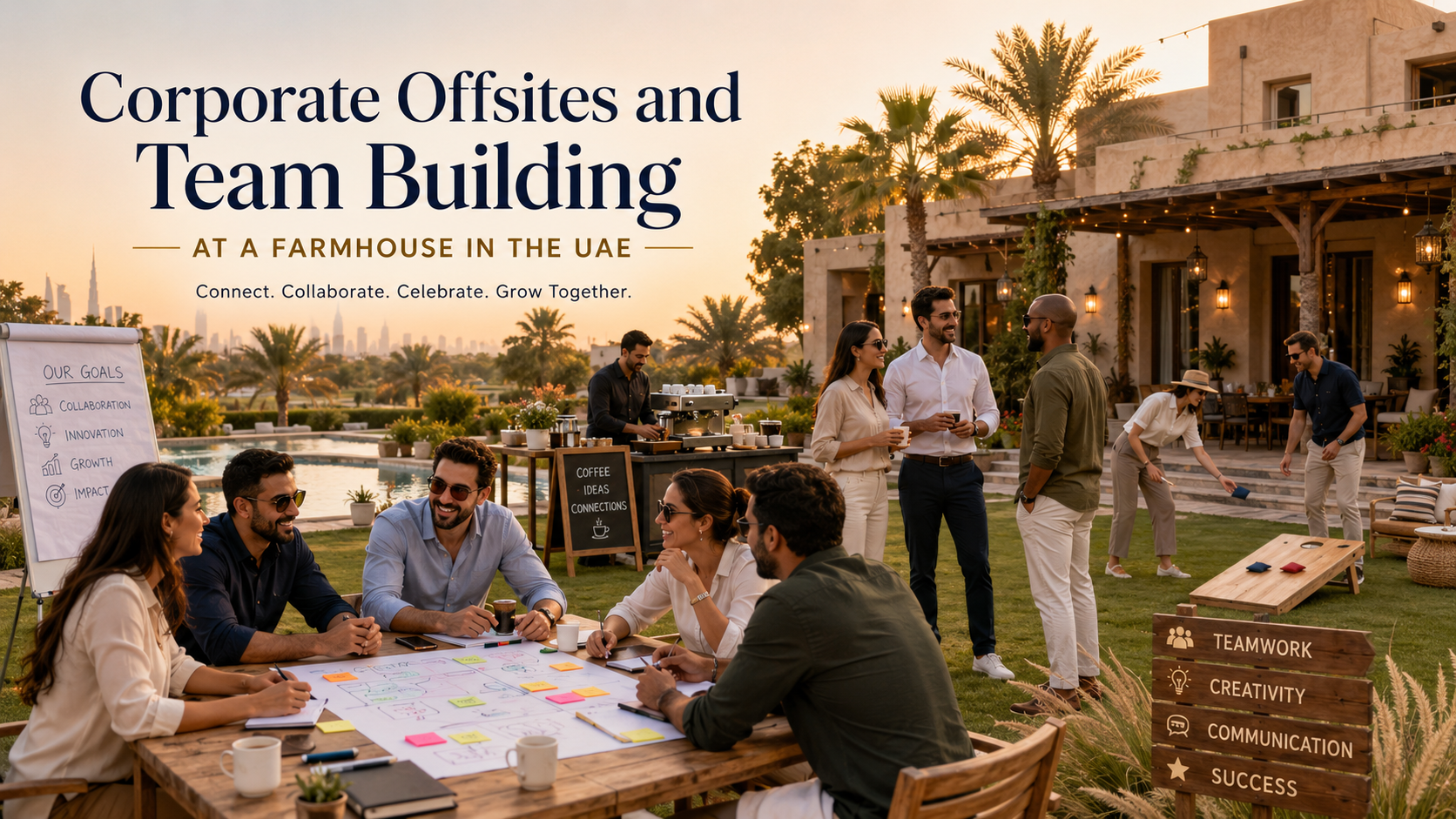 Corporate Offsites and Team Building at a Farmhouse in the UAE