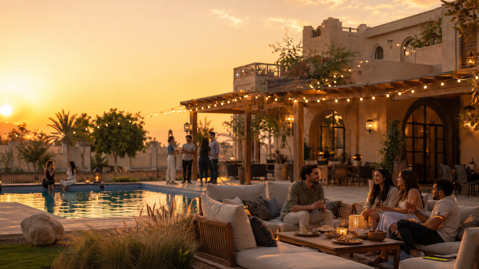 Friends' Getaway in the UAE: Why a Farmhouse Wins