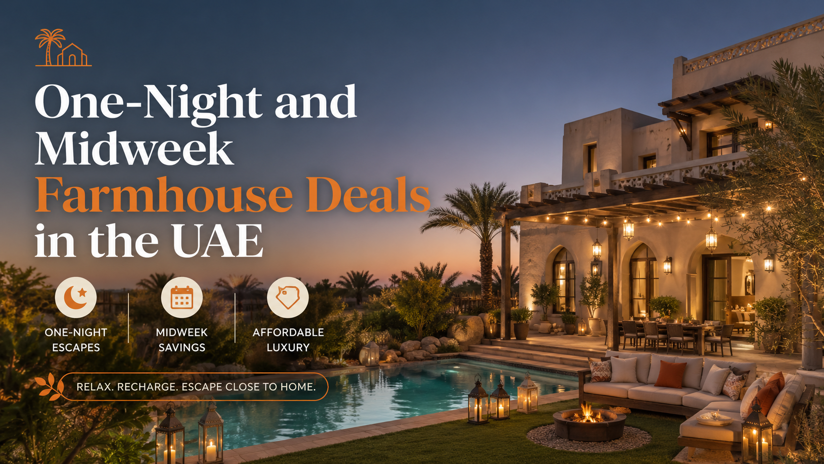 One-Night and Midweek Farmhouse Deals in the UAE