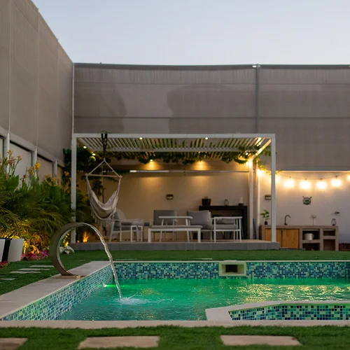 Monochrome Villa with Private Pool