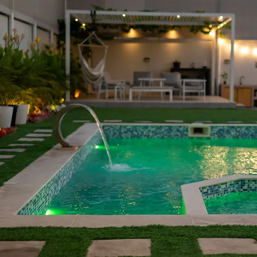 Monochrome Villa with Private Pool